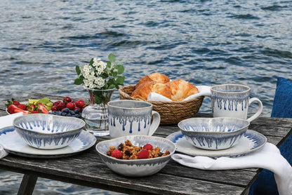 Simon Pearce Burlington DLX Dinnerware - Pool Dinnerware Simon Pearce