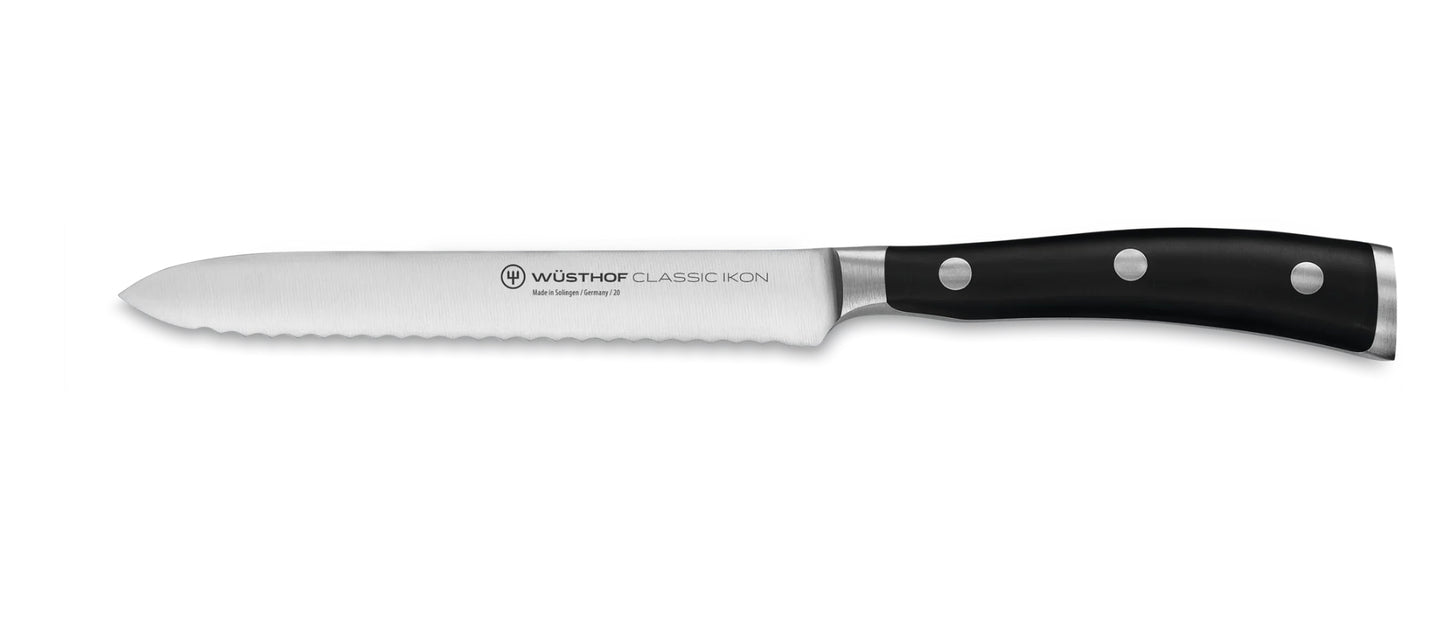 Wusthof Classic Ikon 5” Serrated Knife Knives WÜSTHOF