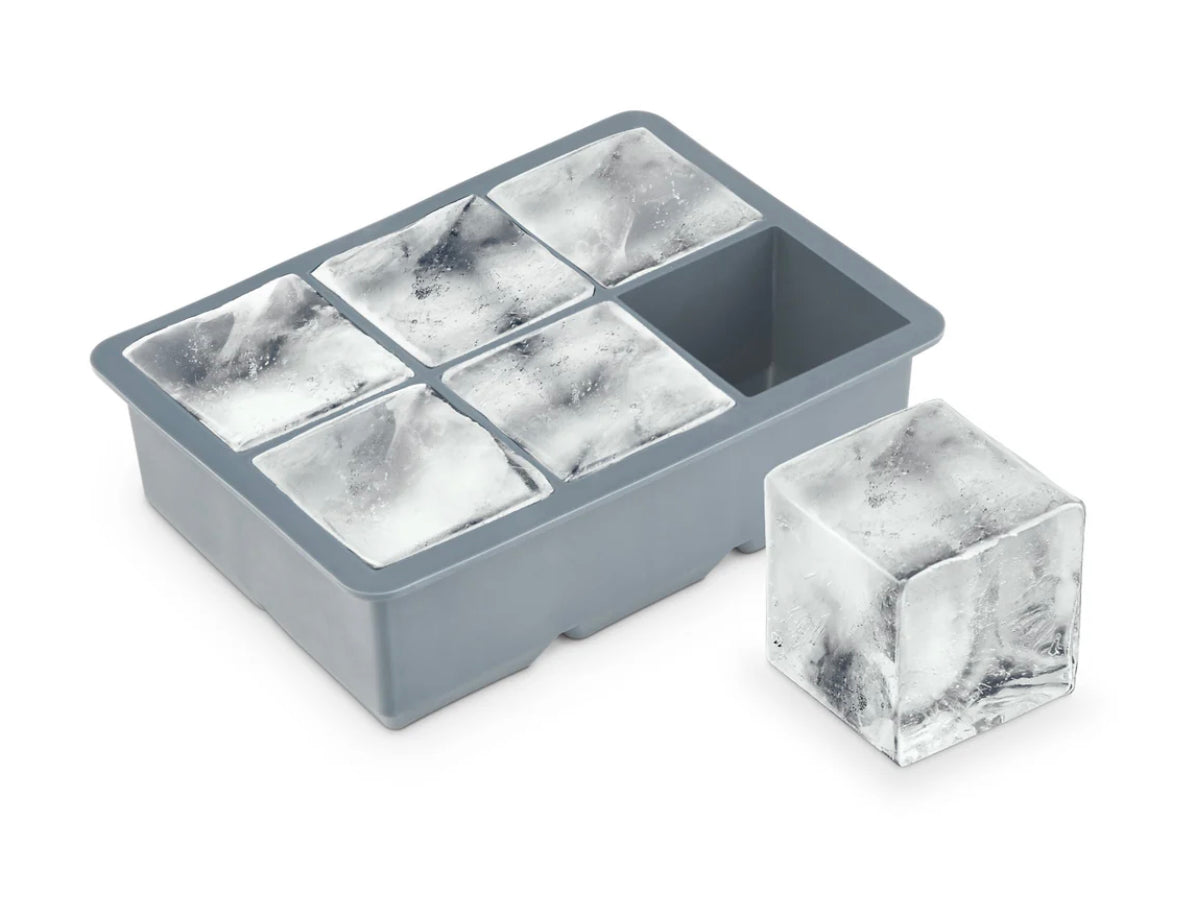 Extra-Large 6 Cube Ice mould tray Bar Tools & Items Final Touch