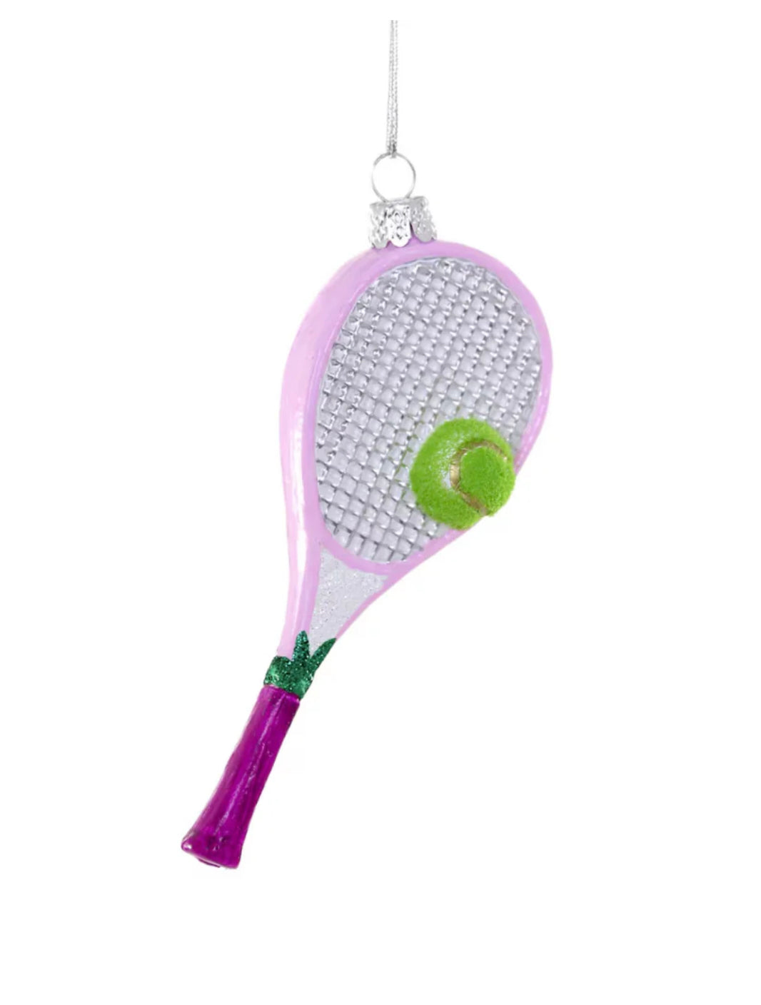 Tennis Racket Ornament (Pink) Holiday Cody Foster & Co