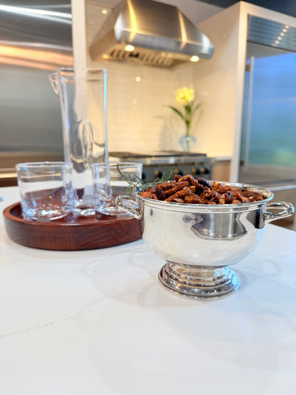 Hôtel Silver Private Label Footed Bowl With Handles