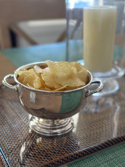 Hôtel Silver Private Label Footed Bowl With Handles