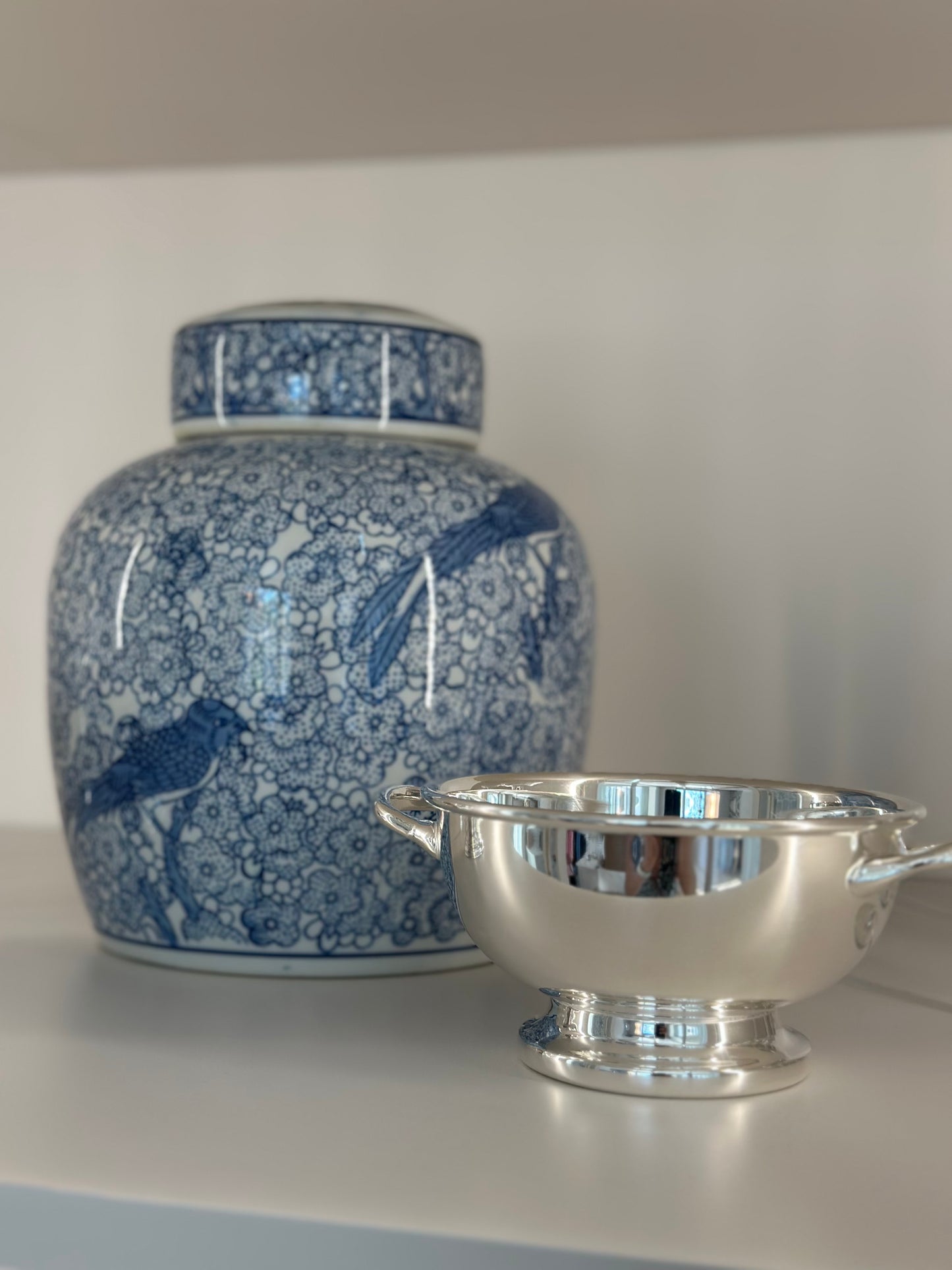 Hôtel Silver Private Label Footed Bowl With Handles