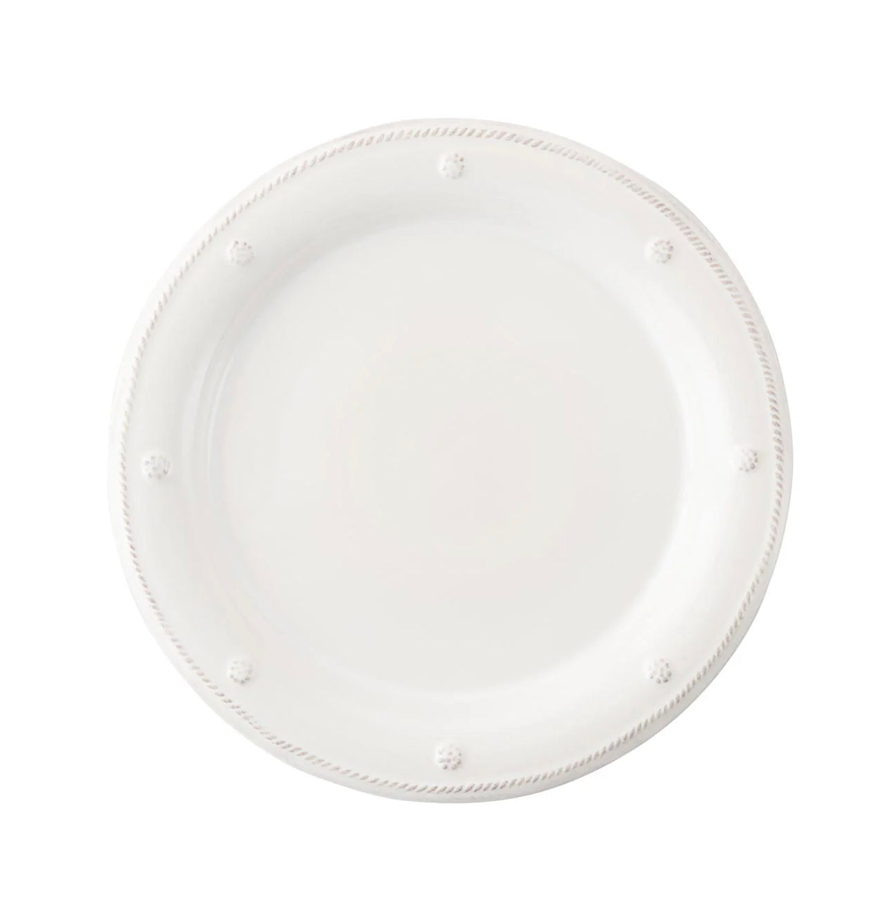 Juliska Berry & Thread Stoneware Dinner Plate - Whitewash Dinnerware Juliska