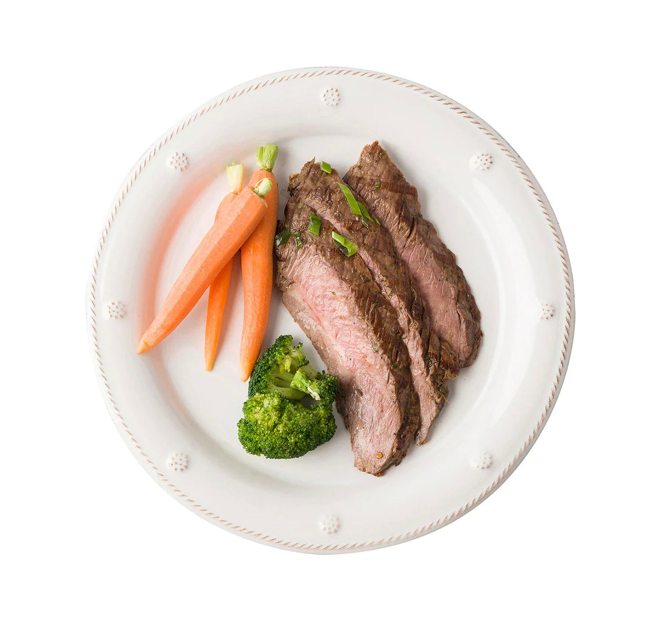 Juliska Berry & Thread Stoneware Dinner Plate - Whitewash Dinnerware Juliska