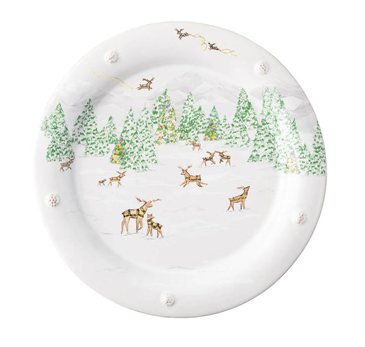 Juliska Berry & Thread North Pole Dinner Plate Holiday Juliska