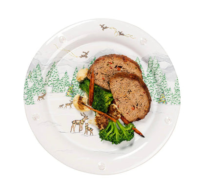 Juliska Berry & Thread North Pole Dinner Plate Holiday Juliska