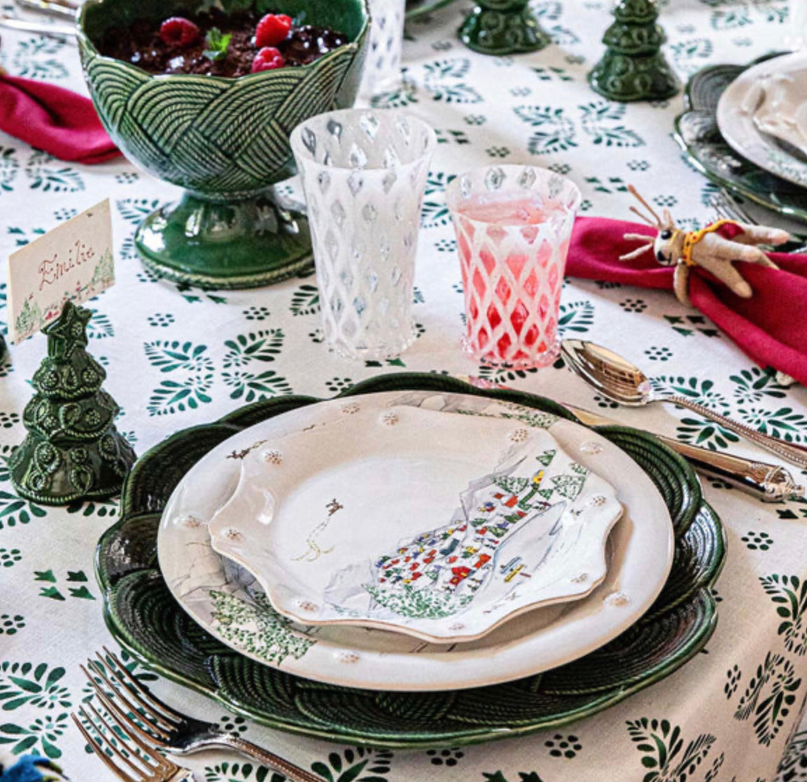 Juliska Berry & Thread North Pole Dinner Plate Holiday Juliska