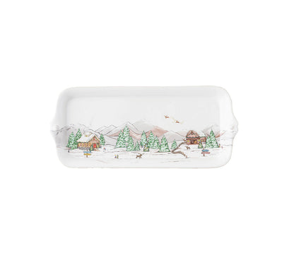 Juliska Berry & Thread North Pole 14.5" Hostess Tray Holiday Juliska