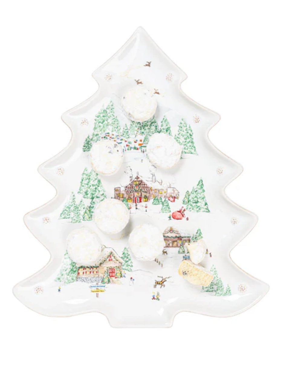 Juliska Berry & Thread North Pole 15" Tree Platter Holiday Juliska