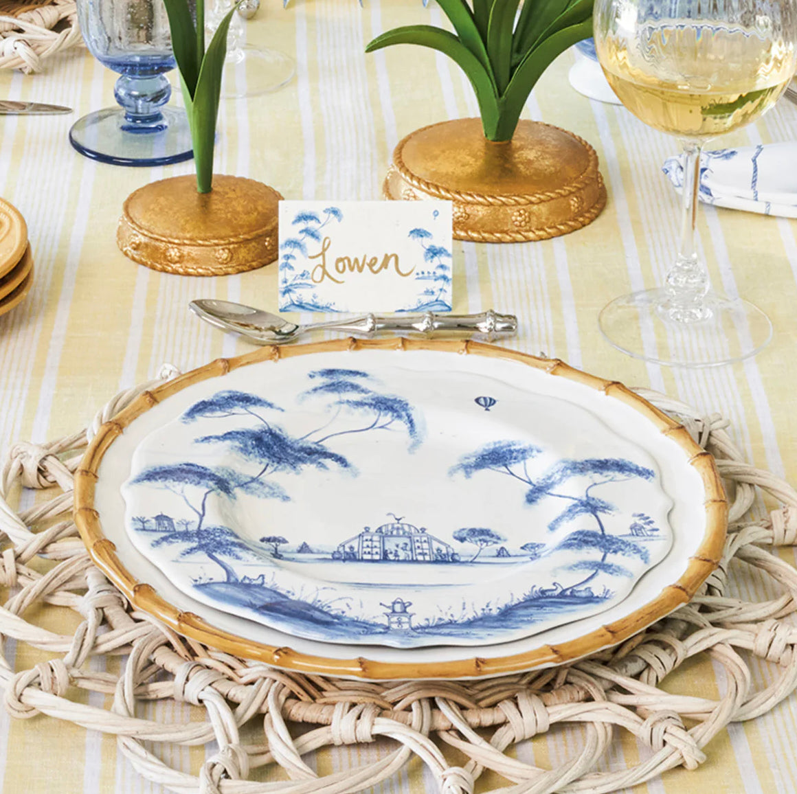 Juliska Bamboo Dinner Plate- 11" Dinnerware Juliska