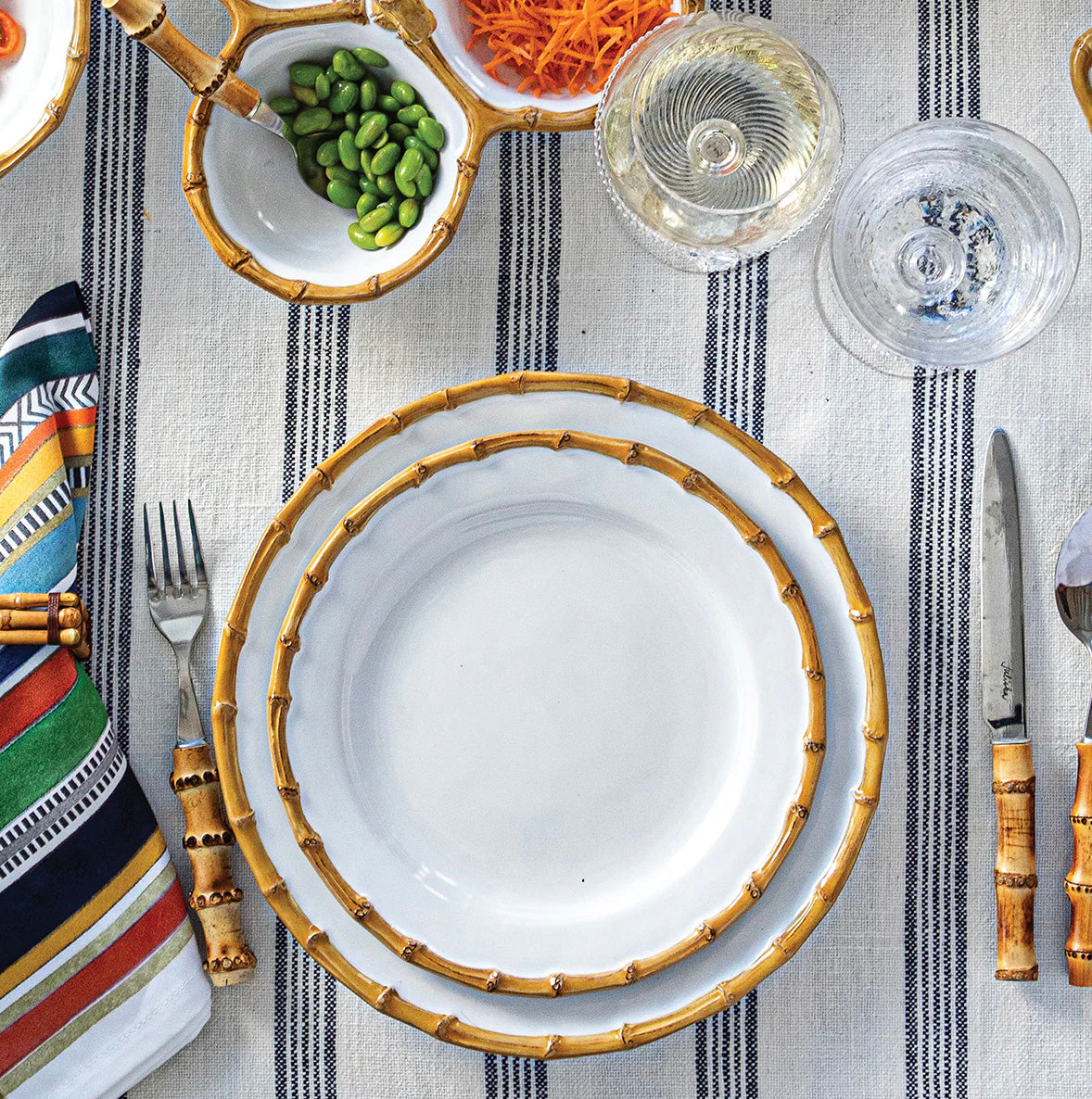 Juliska Bamboo Dinner Plate- 11" Dinnerware Juliska