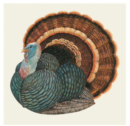 Hester and Cook Heritage Turkey Cocktail Napkin - Pack of 20 Hester and Cook
