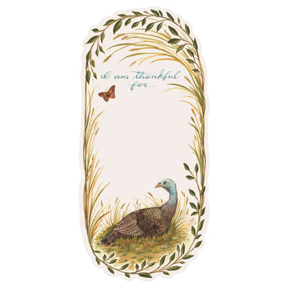 Hester and Cook Thankful Turkey Table Card - Pack of 12 Hester and Cook