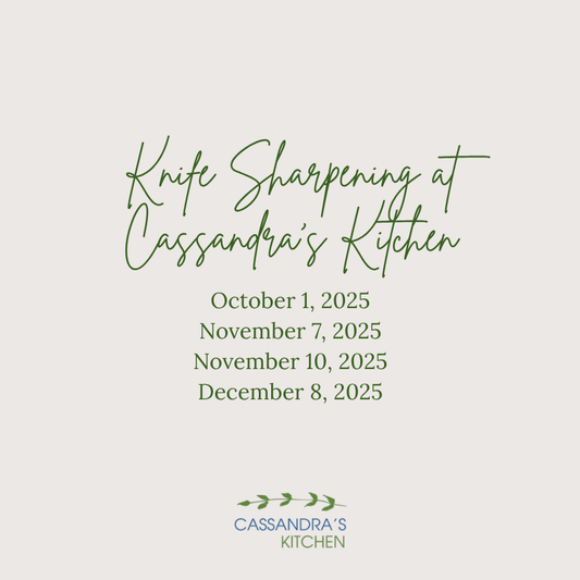 Knife Sharpening at Cassandra’s Kitchen Cassandra's Kitchen