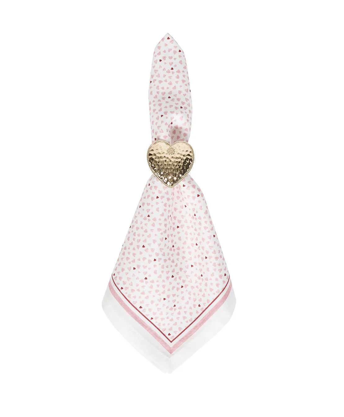 Juliska Love You More Napkin Set of 4 - Pink Linens and placemats Juliska