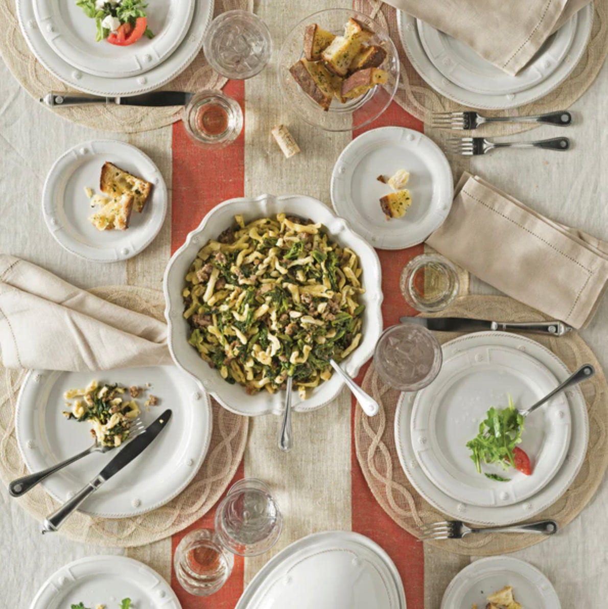 Juliska Tulleries Garden Placemat Linens and placemats Juliska