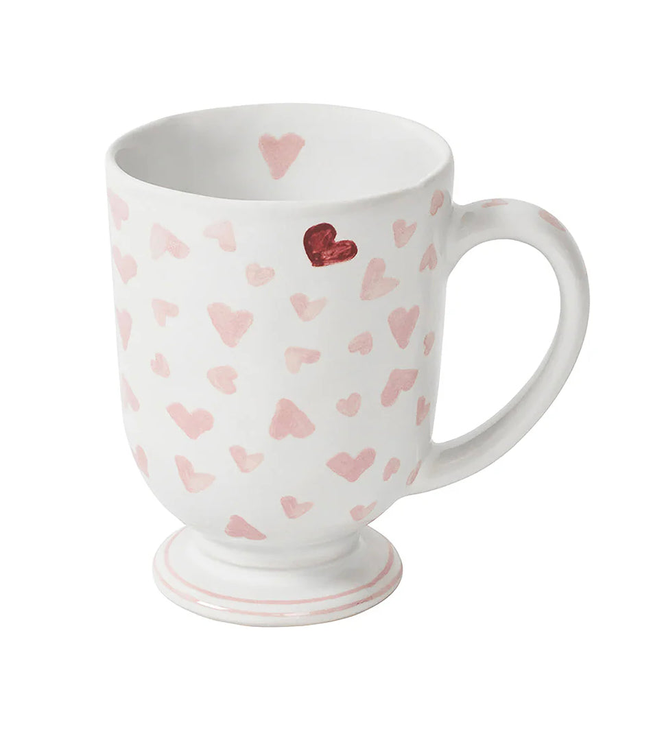Juliska Love You More Mug in Gift Box - Pink Dinnerware Juliska