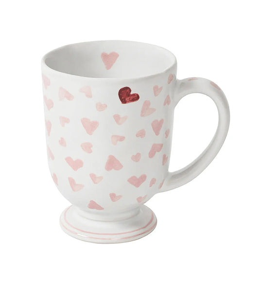 Juliska Love You More Mug in Gift Box - Pink Dinnerware Juliska