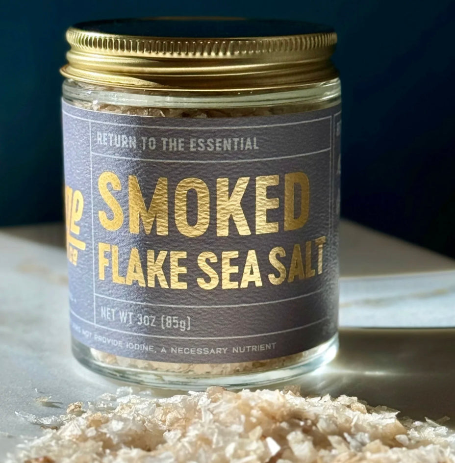 Lange Smoked Flake Sea Salt Jar - 3oz. Ingredients Lange Salt Co.