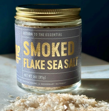 Lange Smoked Flake Sea Salt Jar - 3oz. Ingredients Lange Salt Co.