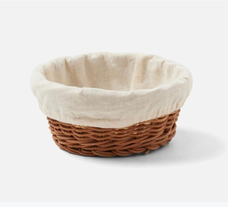 Rattan Bread Basket Serveware Blue Pheasant