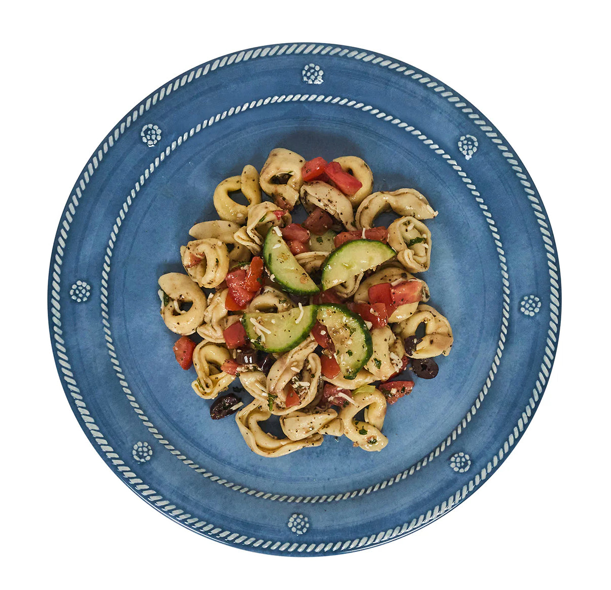 Juliska Melamine Berry & Thread 11" Dinner Plate Set/4 - Ocean or Seagrass Dinnerware Juliska