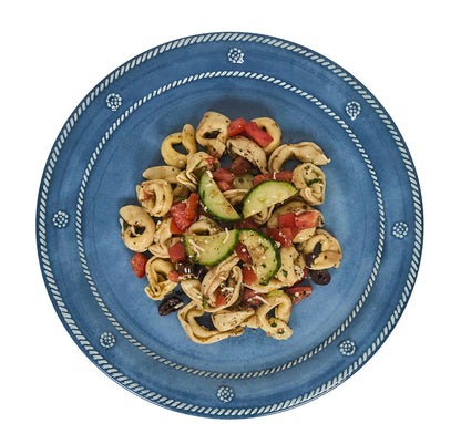 Juliska Melamine Berry & Thread 11" Dinner Plate Set/4 - Ocean or Seagrass Dinnerware Juliska