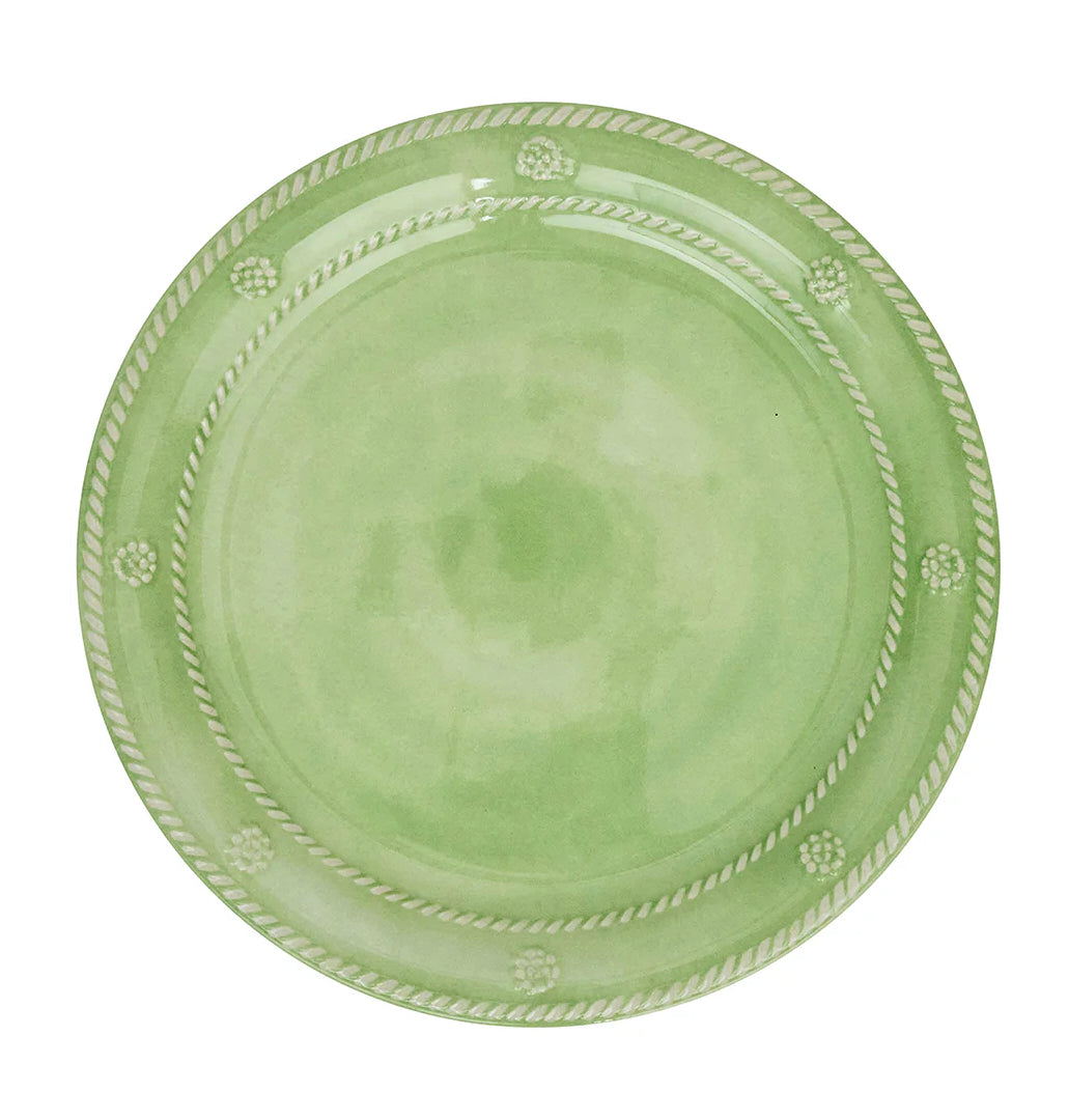 Juliska Melamine Berry & Thread 9" Dessert/Salad Plate Set of 4 - Ocean or Seagrass Dinnerware Juliska