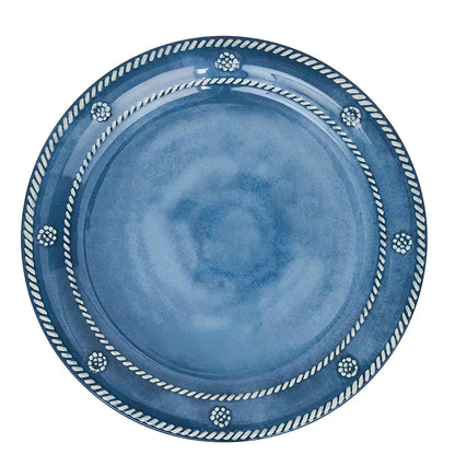 Juliska Melamine Berry & Thread 9" Dessert/Salad Plate Set of 4 - Ocean or Seagrass Dinnerware Juliska