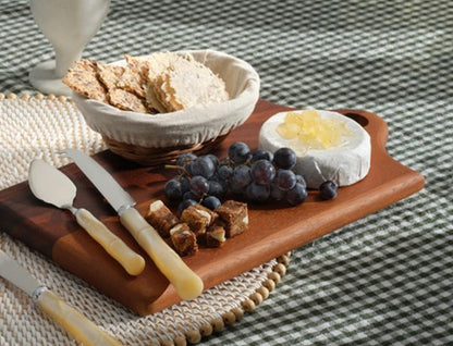 Rattan Bread Basket Serveware Blue Pheasant