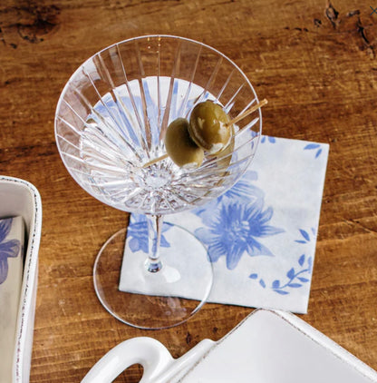 Vietri Papersoft Blue & White Floral Napkins (3 size options) Napkins VIETRI