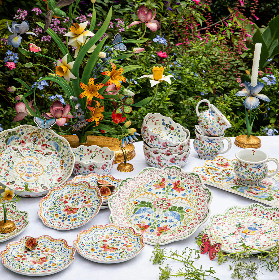 Juliska Sofia Side/Cocktail Plates Set of 4 Dinnerware Juliska