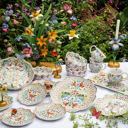 Juliska Sofia Side/Cocktail Plates Set of 4 Dinnerware Juliska