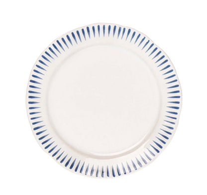 Juliska Sitio Stripe Dinner Plate - Delft Blue Juliska