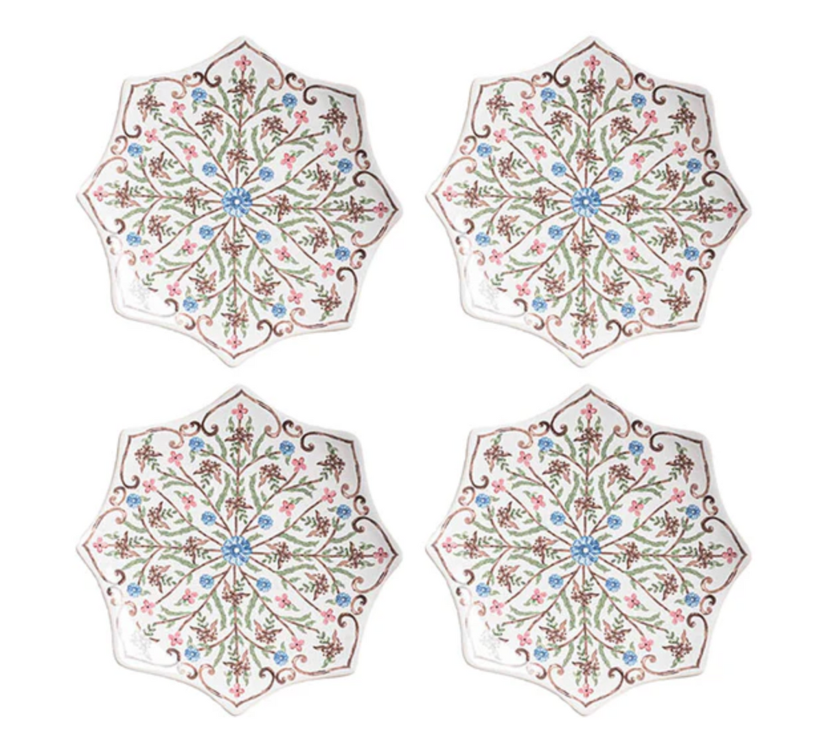 Juliska Villa Seville Scalloped Side/Cocktail Plate Set Dinnerware Juliska