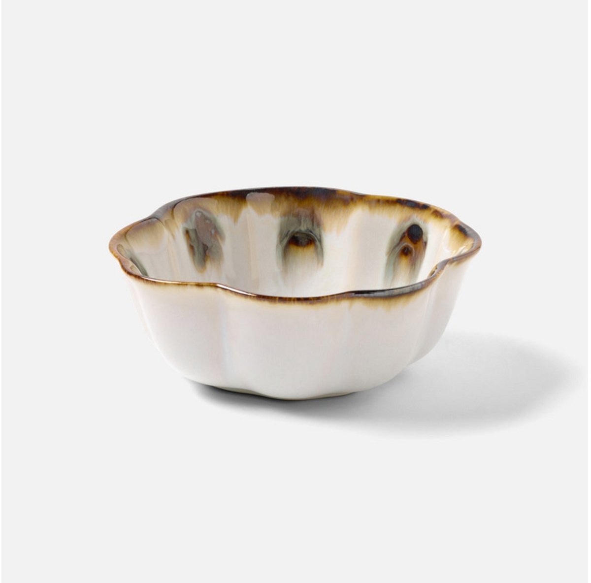 Amoria Pasta/Cereal Bowl - Almond/Sage Dinnerware Blue Pheasant