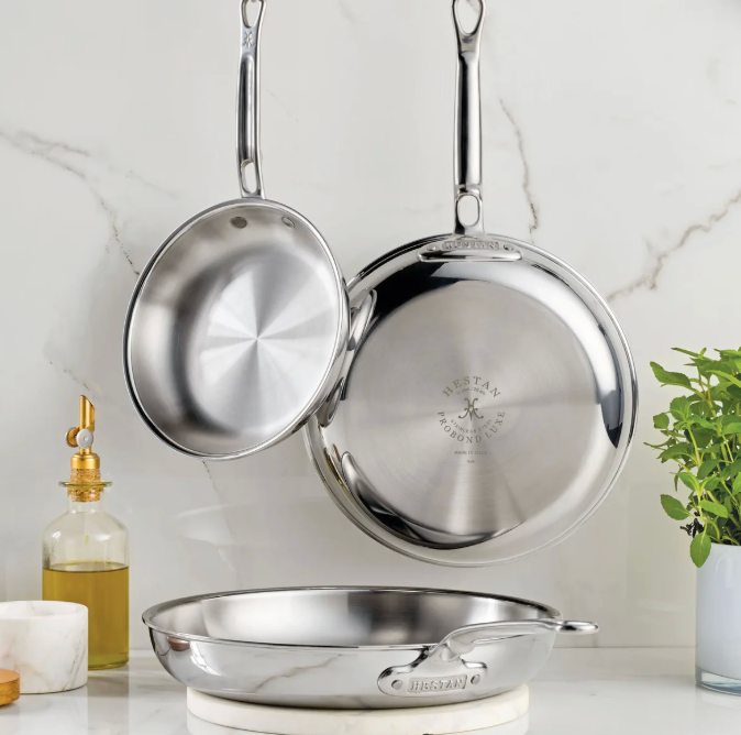 Hestan ProBond Luxe Stainless Steel Skillet Cookware Hestan