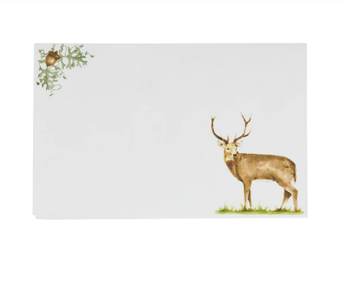 Forest Walk Stag Place Card - Set/12