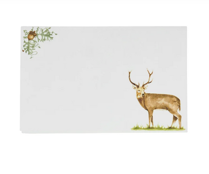 Forest Walk Stag Place Card - Set/12