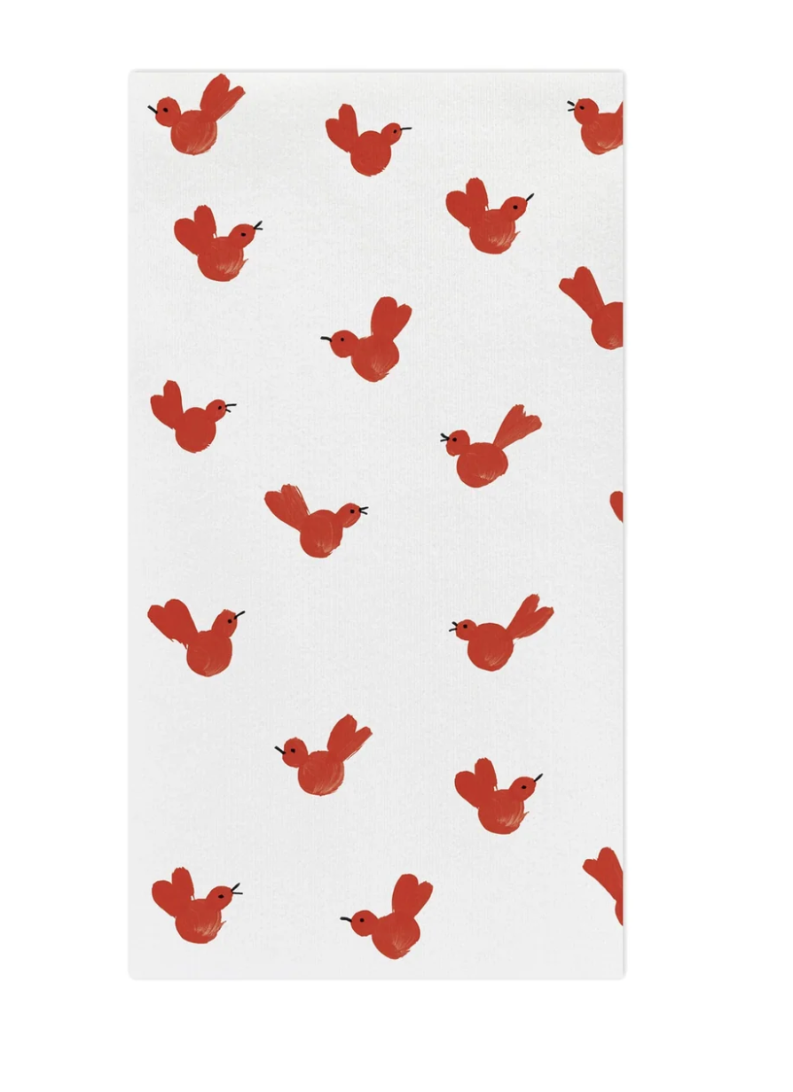 Vietri Papersoft Red Bird Napkins