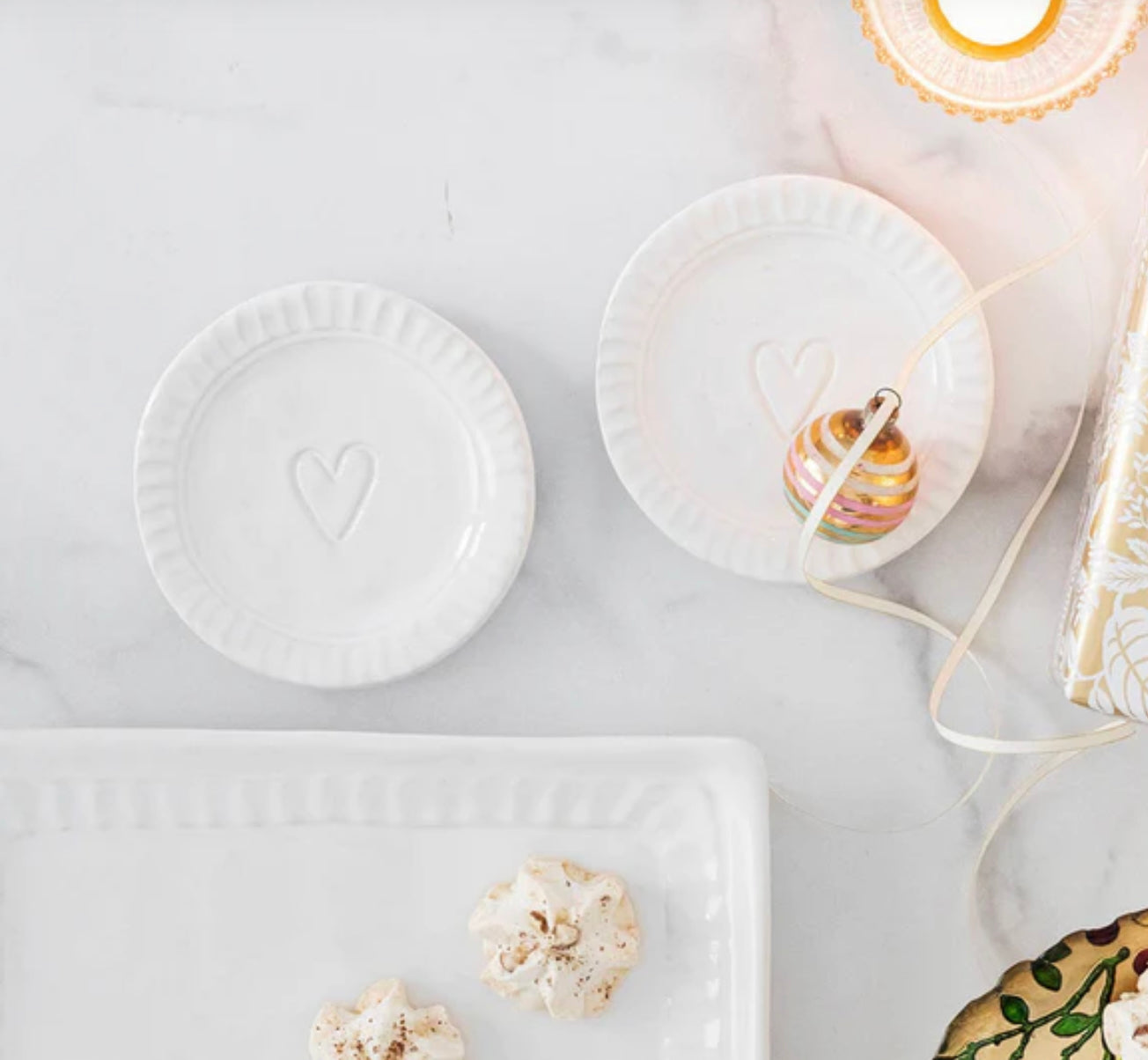 Pietra Serena Heart Plate Dinnerware VIETRI