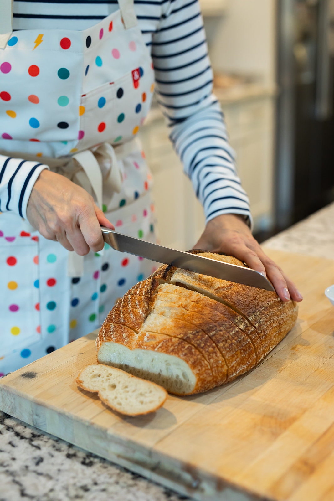 The Essential Apron - Dream First (dots) Apron Hedley & Bennett