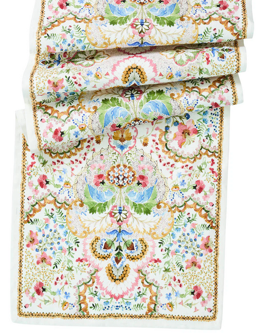 Juliska Sofia Table Runner (18" x 90"): ­Multi Table Runner Juliska