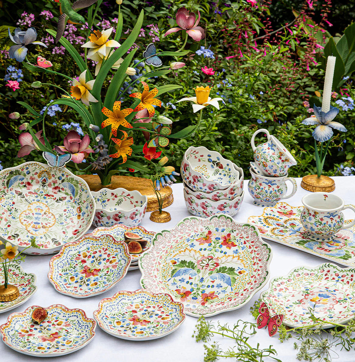 Juliska Sofia Side/Cocktail Plates Set of 4 Dinnerware Juliska
