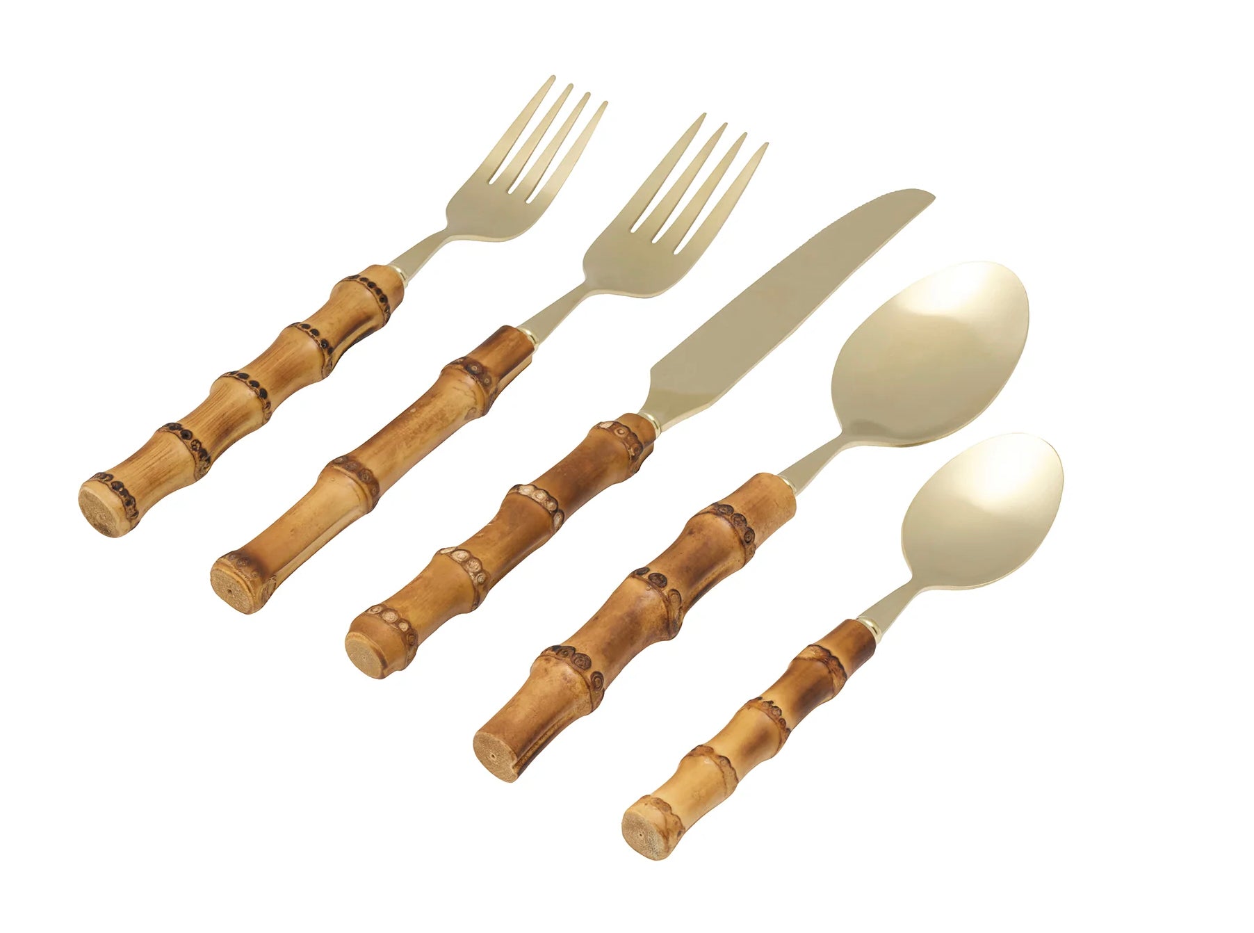 Zoya Bamboo 5pc Place Setting Tableware Blue Pheasant