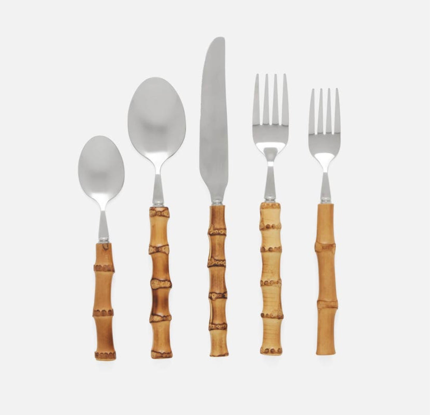 Zoya Bamboo 5pc Place Setting Tableware Blue Pheasant