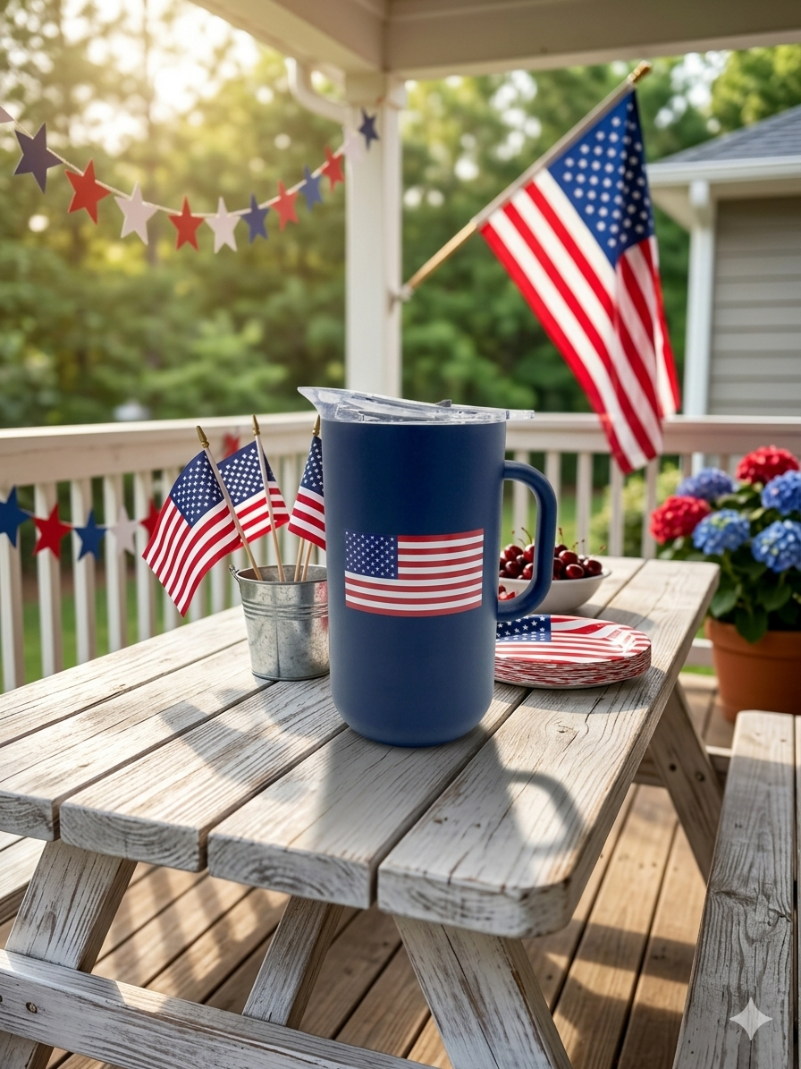 Vacuum-Insulated 2-Liter Pitcher (Limited Edition) in Americana 250 served