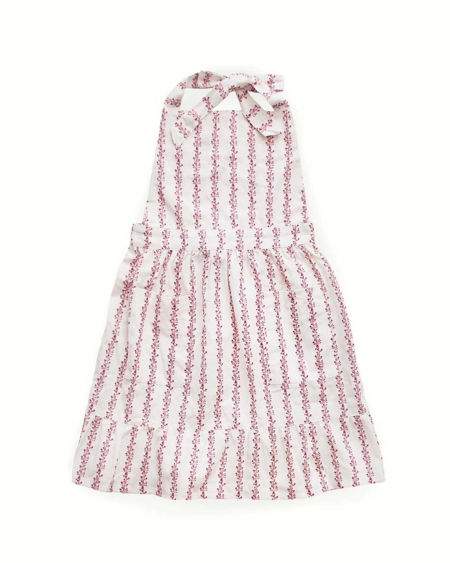 Begonia Stripe Floral Apron Ruby Apron Willamere
