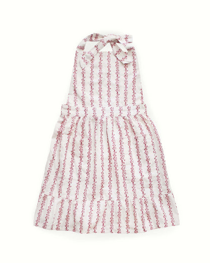 Begonia Stripe Floral Apron Ruby Apron Willamere